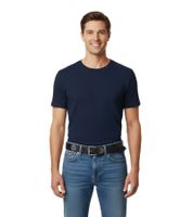 HIM Rockband Gürtel Unisex Einheitsgröße 100cm Echtleder-Gürtel mit beidseitigem Muster BT110925HIM3 Weiß/Pink