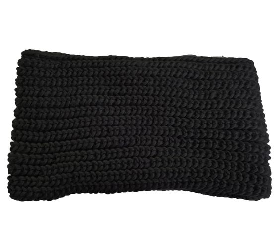 Loopschal breiter Rund-Schal für Damen und Herren schlichter Strick-Schal SF158163PLB Schwarz