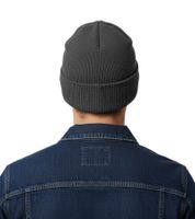 Berretto unisex da donna e da uomo con piccola toppa con logo KC28QJDES Grigio