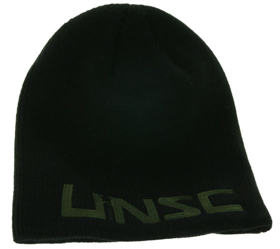 UNSC Unisex Beanie Baumwoll-Mütze im klassischen Schnitt KC160562HLO Schwarz/Grün