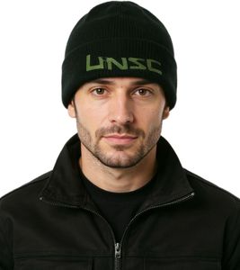 Gorro unisex de algodón UNSC de corte clásico KC160562HLO negro/verde Gorro unisex de algodón UNSC de corte clásico KC160562HLO negro/verde