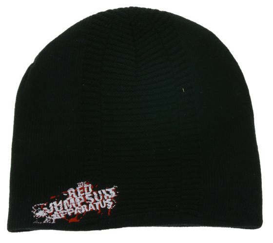 RED JUMPSUIS APPARATUS Unisex Beanie Baumwoll-Mütze im klassischen Schnitt KC110824RJA Schwarz/Rot/Weiß