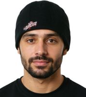 Gorro unisex de algodón RED JUMPSUIS APPARATUS de corte clásico KC110824RJA Negro/Rojo/Blanco