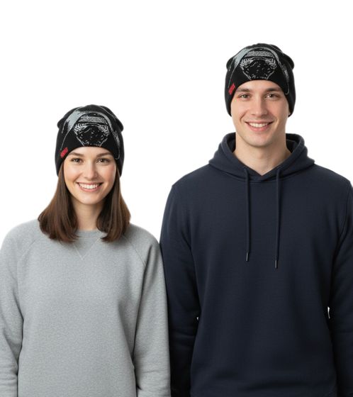 Berretto in maglia Star Wars Il Risveglio della Forza con volto di Kylo Ren KC505011STW Nero