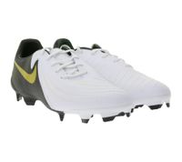 NIKE Phantom GX II 2 FG Academy FG/MG Fußball-Schuhe mit gedämpfter Innensohle Nocken-Schuhe FD6723 100 Weiß/Schwarz