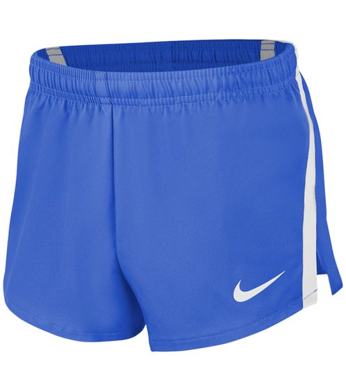 NIKE Stock Fast 2 Kinder Trainings-Shorts mit Dri-FIT-Technologie Fußball-Shorts für Mädchen und Jungen Sport-Hose NT0305-463 Blau