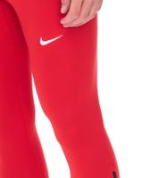 NIKE Sporttight Herren Trainings-Hose mit DRI-FIT-Technologie leichte Sport-Hose atmungsaktive Fußball-Hose Slim-Fit NT0313-657 Rot