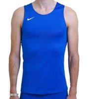 NIKE Herren Sport-Shirt Muskel-Shirt mit Dri-FIT-Technologie Fitness-Shirt Tank- Top NT0306-463 Blau