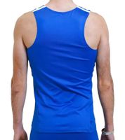 NIKE Herren Sport-Shirt Muskel-Shirt mit Dri-FIT-Technologie Fitness-Shirt Tank- Top NT0306-463 Blau