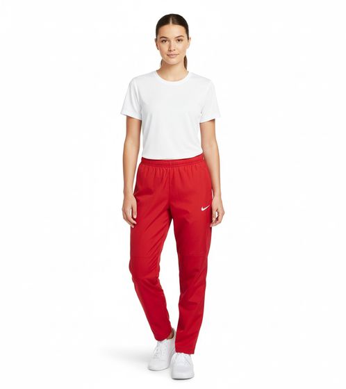 Pantalones de entrenamiento NIKE para hombre con tecnología DRI-FIT, ligeros y transpirables, corte ajustado, NT0322-657, color rojo