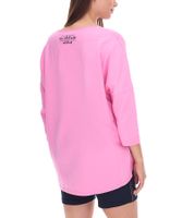 Felpa girocollo oversize da donna SOCCX by Carina SCU2100-3772 Rosa