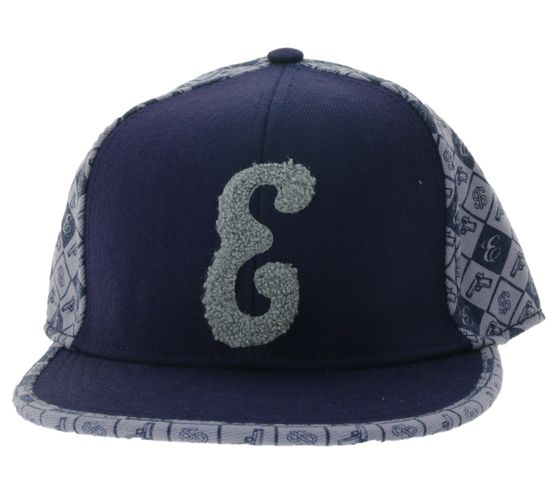 Eazy-E Unisex Flat Brim Cap US Rapper Fan-Wear mit flachem Schirm TC110970ESE3 Blau/Grau