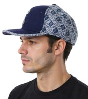 Gorra unisex Eazy-E con visera plana, ideal para fanáticos de los raperos estadounidenses, TC110970ESE3, azul/gris