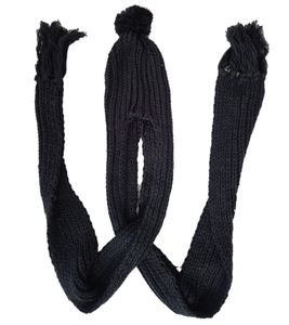 Gorro y Bufanda: Bufanda Larga de Punto para Niños con Gorro con Pompón SF157827PLB Gris