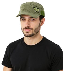 Gorra unisex de algodón con corte militar y un ajuste ligeramente curvado. Gorra de campo FC110821RJA, Verde Oliva Gorra unisex de algodón con corte militar y un ajuste ligeramente curvado. Gorra de campo FC110821RJA, Verde Oliva
