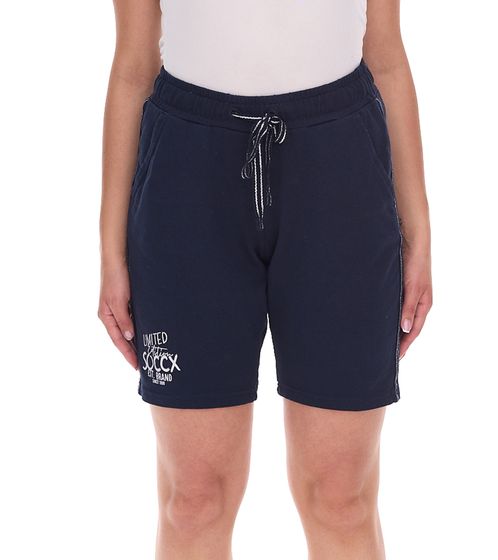 Short décontracté, legging, pantalon court en coton, short d'été SOCCX pour femme, 364388_2007 Bleu