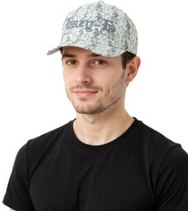 Gorra unisex Eazy-E con visera plana, ideal para fanáticos del rap estadounidense, TC110973ESE4, blanco/gris Gorra unisex Eazy-E con visera plana, ideal para fanáticos del rap estadounidense, TC110973ESE4, blanco/gris