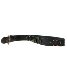 Slipknot Gürtel der Metal-Band für Damen oder Herren Einheitsgröße 100cm verstellbarer Freizeit-Gürtel BT111166SLP4 Schwarz