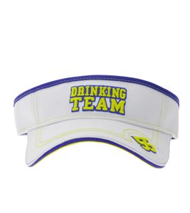Drinking Team Unisex Visor-Cap stylische Baumwoll-Cap Party-Accessoire 7178BOY Weiß