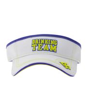 Gorra unisex con visera Drinking Team, elegante gorra de algodón, accesorio para fiestas, 7178BOY Blanco