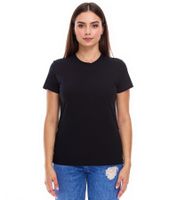 PUMA Blank Base Damen T-Shirt nachhaltiges Baumwoll-Shirt Sport-Shirt Fitness-Shirt 678258 02 Schwarz