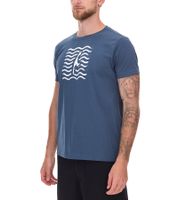 green SYLT Herren Baumwoll-Shirt mit Wellenoptik und Sylt Grafik 0100-007 Dunkelblau green SYLT Herren Baumwoll-Shirt mit Wellenoptik und Sylt Grafik 0100-007 Dunkelblau