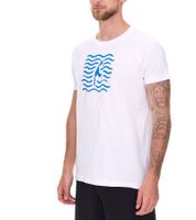 green SYLT Herren Baumwoll-Shirt mit Wellenoptik und Sylt Grafik 0100-007 Weiß green SYLT Herren Baumwoll-Shirt mit Wellenoptik und Sylt Grafik 0100-007 Weiß