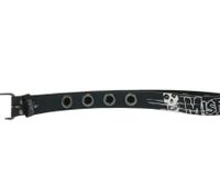 MISFITS Punk Band Belt for Men and Women with Lettering and Studs, Casual Belt BT105931MIS3 Black/White