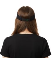 HIGHWAY 430 Unisex Visor Cap, Stylish Cotton Cap with Sun Visor, 7241GUY, Black