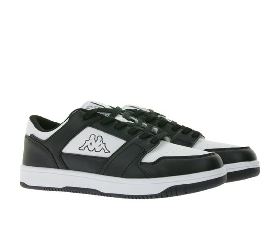 Sneakers da donna Kappa per tutti i giorni, scarpe casual, scarpe con lacci, scarpe da ginnastica 341X2DW Nero/Bianco