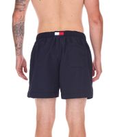 Bañador Tommy Hilfiger Medium con Cordón para Hombre, Bañador Sostenible con Logotipo y Bolsillos, UM0UM02793DW5 Azul Oscuro