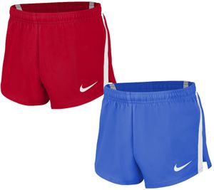 NIKE Stock Fast 2 Kinder Trainings-Shorts mit Dri-FIT-Technologie Fußball-Shorts für Mädchen und Jungen Sport-Hose NT0305 Rot oder Blau