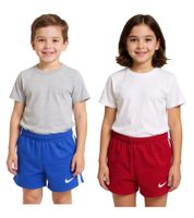 NIKE "Stock Fast 2" Kinder Trainings-Shorts mit Dri-FIT-Technologie Fußball-Shorts für Mädchen und Jungen Sport-Hose NT0305 Rot oder Blau