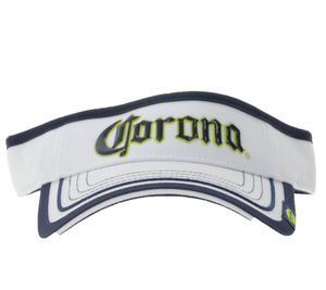 Corona Extra Unisex Visor-Cap stylische Baumwoll-Cap Sonnen-Blende 5366COR Weiß