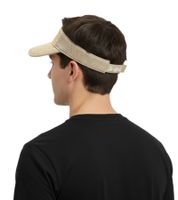 Casquette visière Corona Extra unisexe, élégante casquette d'été avec visière en paille, beige 5369COR