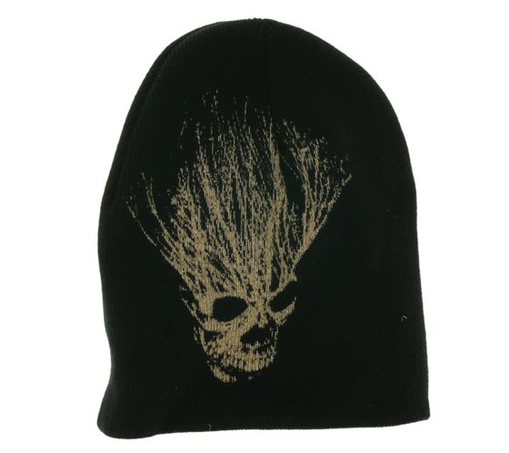 Berretto Pike, comodo berretto in maglia a doppio strato, elegante, prodotto per fan KC112589PIK, Nero