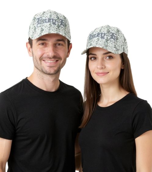 Eazy-E Unisex Flat Brim Cap US Rapper Fan-Wear mit flachem Schirm TC110973ESE2 Weiß/Grau