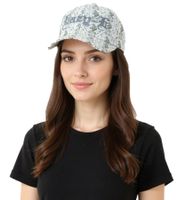 Gorra unisex Eazy-E con visera plana, estilo rapero estadounidense, TC110973ESE2, color blanco/gris