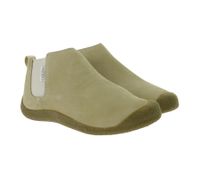 KEEN Mosey Chelsea Damen Stiefelette Echtleder Schlupf-Schuhe mit Wechselfußbett 1026453 Beige