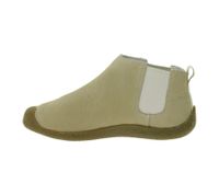 KEEN Mosey Chelsea Damen Stiefelette Echtleder Schlupf-Schuhe mit Wechselfußbett 1026453 Beige