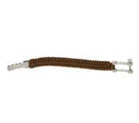 I-BRACE Paracord Bracelet, Survival Rope Braided into a Bracelet Made of Tear-Resistant Parachute Cord 550 Cord IB1002 Brown
