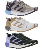 Zapatillas de trail running SCOTT Kinabalu 2 para mujer con Ortholite de 8 mm de caída (280056) en rosa empolvado/morado/turquesa, blanco/rosa/gris o morado/negro/blanco.