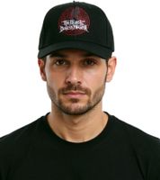 Gorra de algodón THE BLACK DAHLIA MURDER con logo bordado, producto para fans, TC107572BDM, color negro