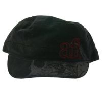Casquette en coton AFI - A Fire Inside, style punk hardcore, coupe militaire, pour femme et homme, FC107691AFI, noire
