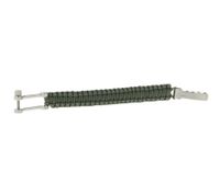 Bracelet I-BRACE en paracorde, corde de survie tressée en corde de parachute 550 résistante aux déchirures, IB1020 gris