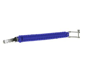 I-BRACE Paracord Armband Survival-Seil zum Armband geflochten aus reißfestem Parachute Cord 550 Cord IB1027 Blau