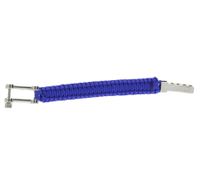Bracelet I-BRACE en paracorde, corde de survie tressée en corde de parachute 550 résistante aux déchirures, IB1027, bleu