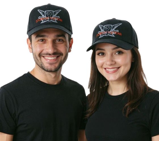 Cappellino unisex STORY OF THE YEAR in cotone con logo ricamato, copricapo TC103488SOT Nero