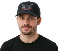 Casquette unisexe STORY OF THE YEAR en coton avec logo brodé TC103488SOT, noire