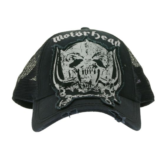 Motörhead Trucker-Cap Baseball-Cap Baumwoll-Cap mit Netzeinsatz Fan-Artikel TC110380MTR Schwarz/Weiß